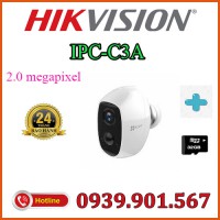 Camera IP hồng ngoại không dây dùng Pin sạc 2.0 Megapixel EZVIZ CS-C3A-A0-1C2WPMFBR